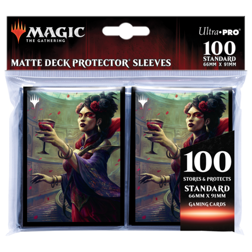 Ultra Pro Deck Sleeves - Innistrad: Crimson Vow - Henrika, Infernal Seer (100)