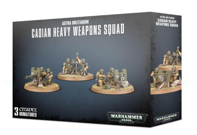 Warhammer 40,000 Astra Militarum Cadian Heavy Weapons Squad