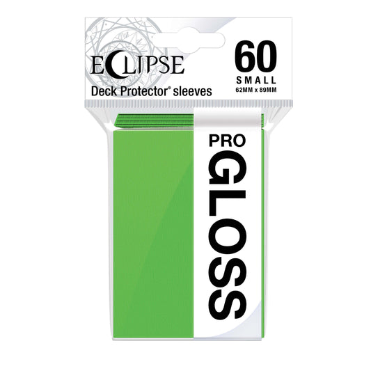 Ultra PRO: Small 60ct Sleeves - Eclipse Gloss (Lime Green)