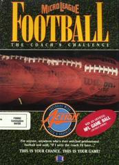MicroLeague Football: The Coach's Challenge - Commodore 64