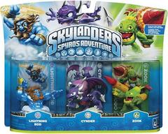 Skylanders: Spyro's Adventure Triple Pack [Lightning Rod, Cynder, Zook] - Skylanders
