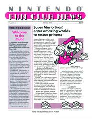 Nintendo Fun Club News [Vol 1 No 1] - Nintendo Power
