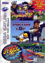 Virtua Fighter 2 / Virtua Cop / Daytona USA [Not For Resale] - Sega Saturn