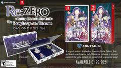 Re:ZERO: The Prophecy of the Throne [Day One Edition] - Nintendo Switch