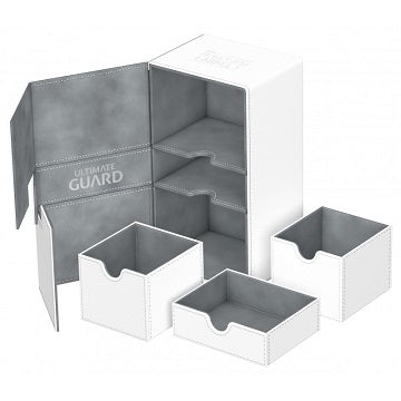 Ultimate Guard Twin Flip N Tray Deck Box - White (200+)