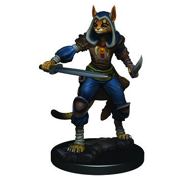 Wizkids Icons of the Realms Premium Miniatures: Tabaxi Female Rogue