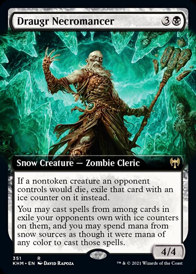 Draugr Necromancer (Extended Art) [Kaldheim]