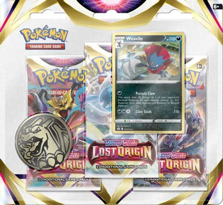 Pokemon Sword & Shield Lost Origin 3 Blister Pack