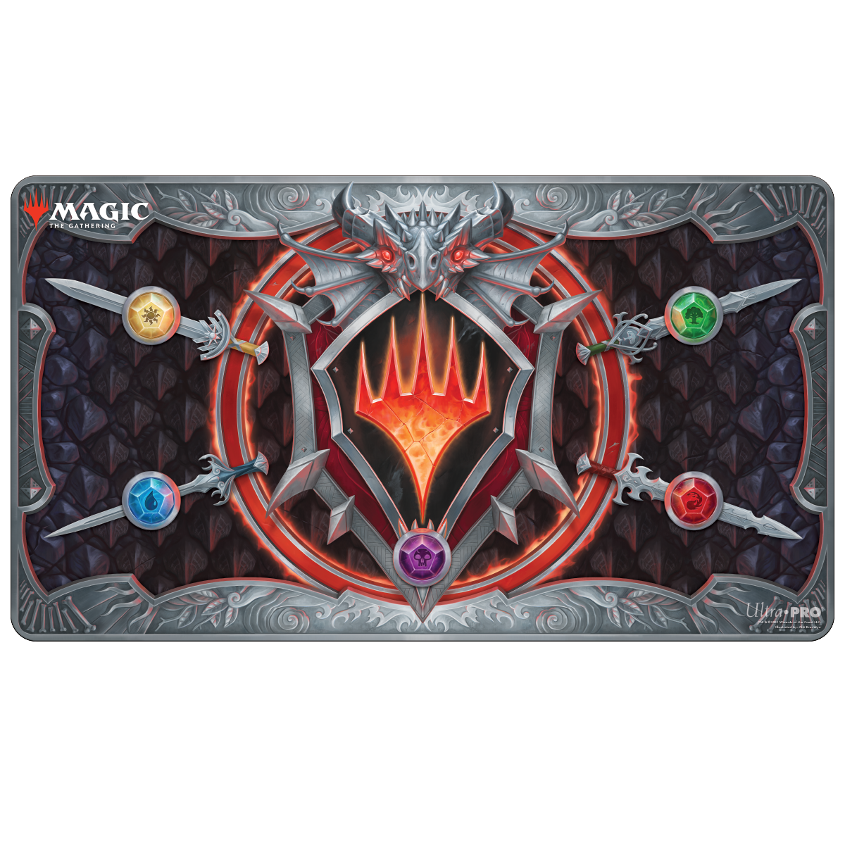Ultra PRO: Stitched Playmat - Adventures in the Forgotten Realms (Stylized Planeswalker Symbol)