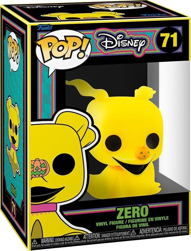 Nightmare Before Christmas Zero Blacklight 71 POP!