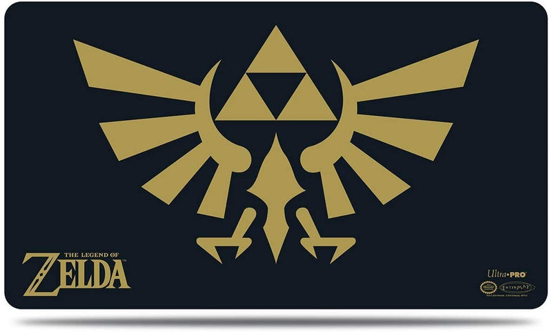 Ultra PRO: Playmat with Tube - The Legend of Zelda (Black & Gold)