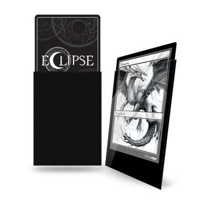 Ultra PRO: Standard 100ct Sleeves - Eclipse Gloss (Jet Black)