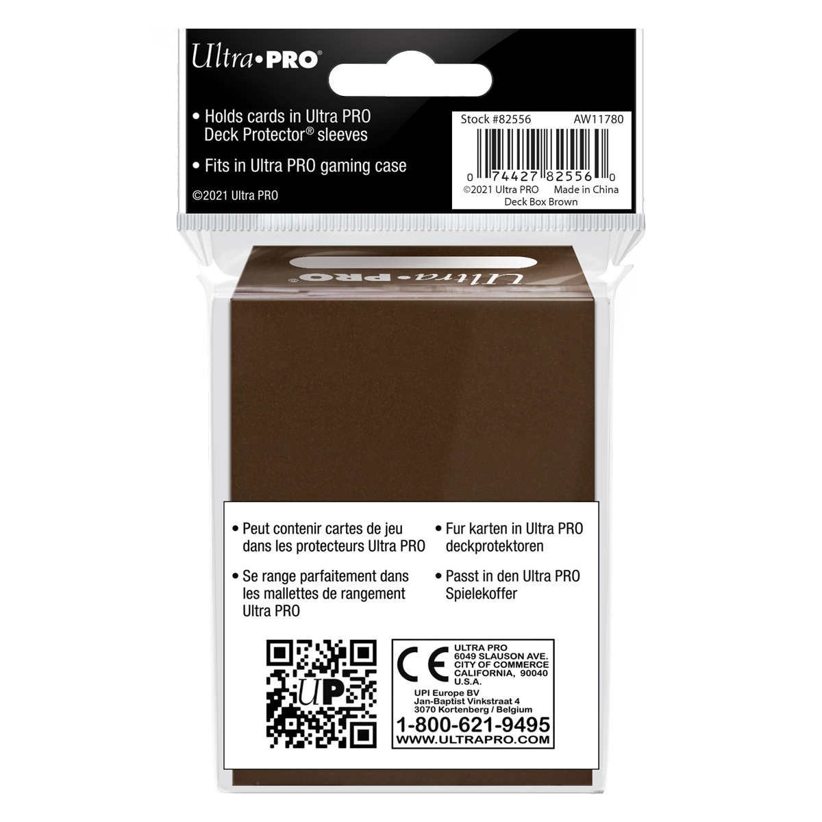 Ultra PRO: 80+ Deck Box - Brown