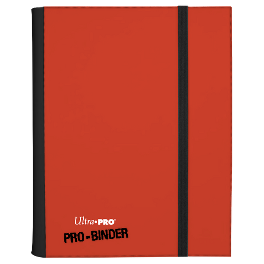 Ultra PRO: Flip PRO-Binder 4-Pocket Side-Loading (Red / White)