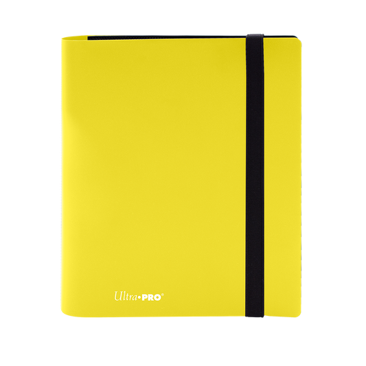 Ultra PRO: 4-Pocket PRO-Binder - Eclipse (Lemon Yellow)