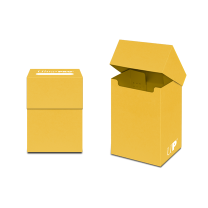 Ultra PRO: Deck Box - Solid Color (Yellow)