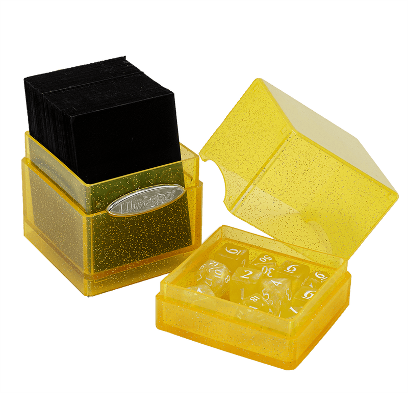 Ultra PRO: Satin Tower - Glitter Yellow