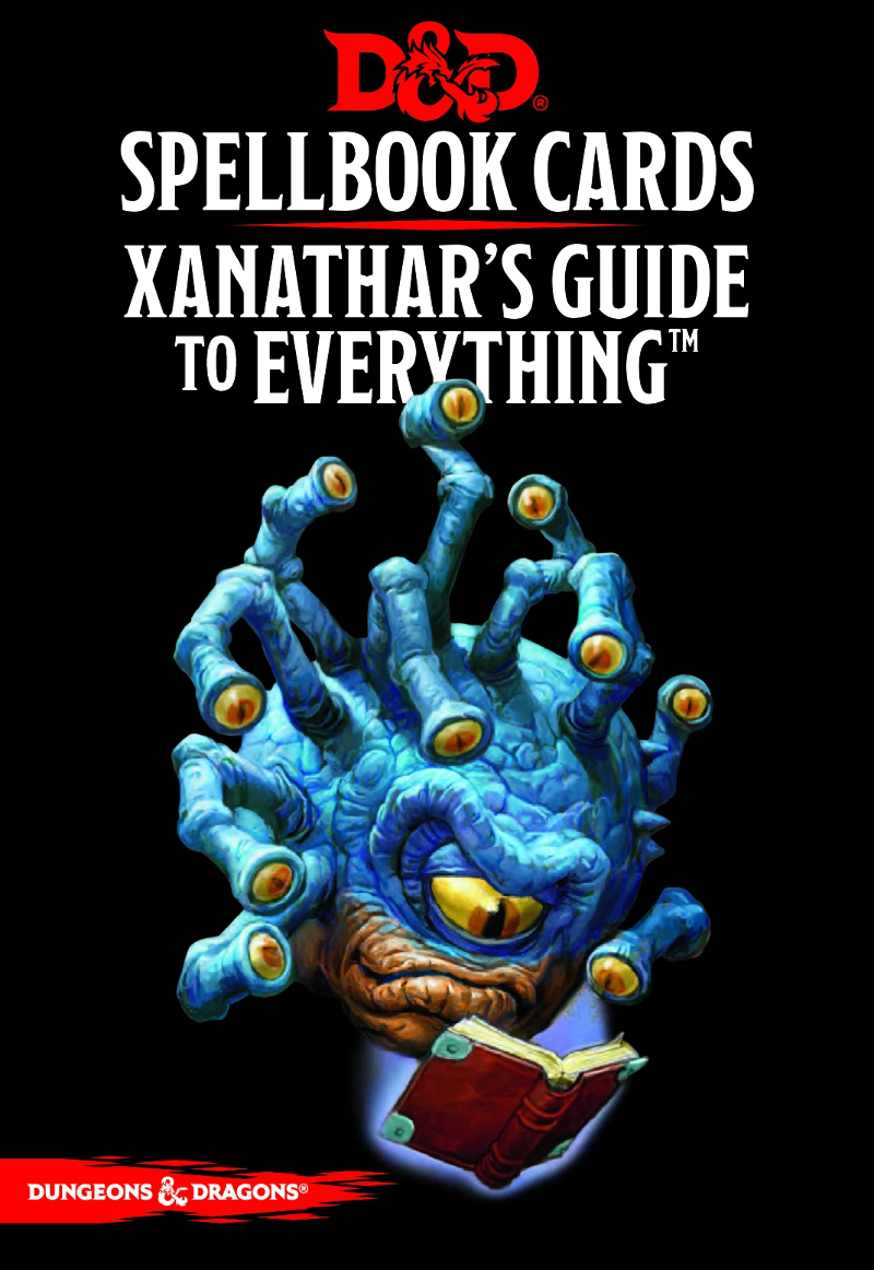 Dungeons & Dragons RPG: Spellbook Cards - Xanathar`s Guide Deck (95 cards)