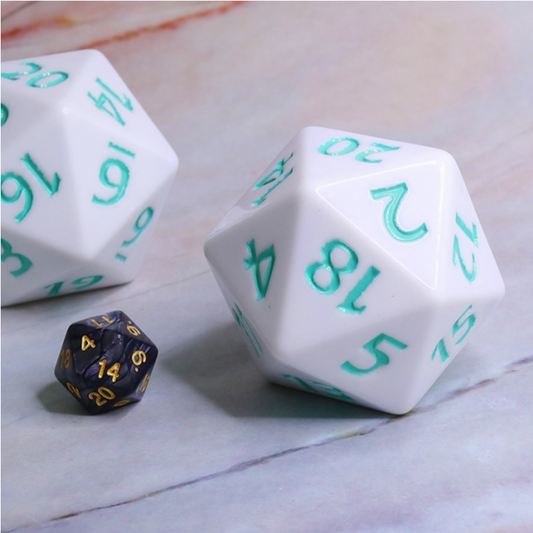 55mm Titan D20 - White with Teal