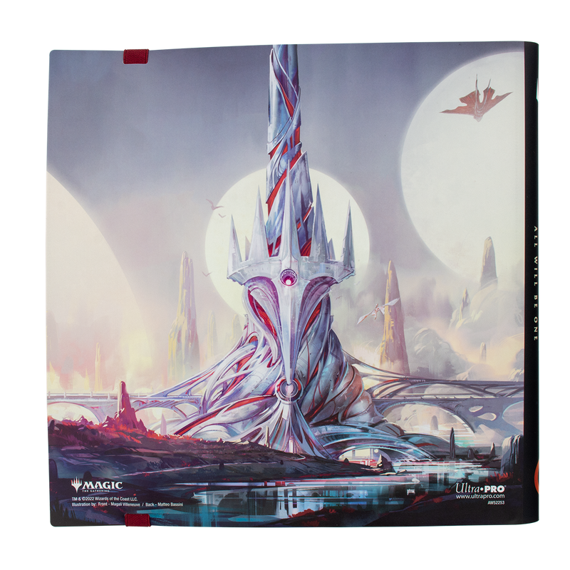 Ultra PRO: 12-Pocket PRO-Binder - Phyrexia All Will Be One (Elesh Norn & Planeswalker Symbol Tower)