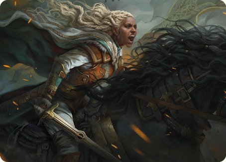 Eowyn, Fearless Knight Art Card [The Lord of the Rings: Tales of Middle-earth Art Series]