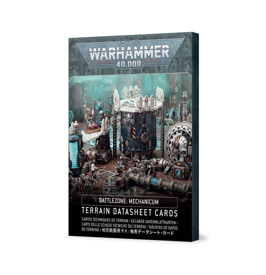 Warhammer 40,000 Battlezone: Mechanicum – Terrain Datasheet Cards