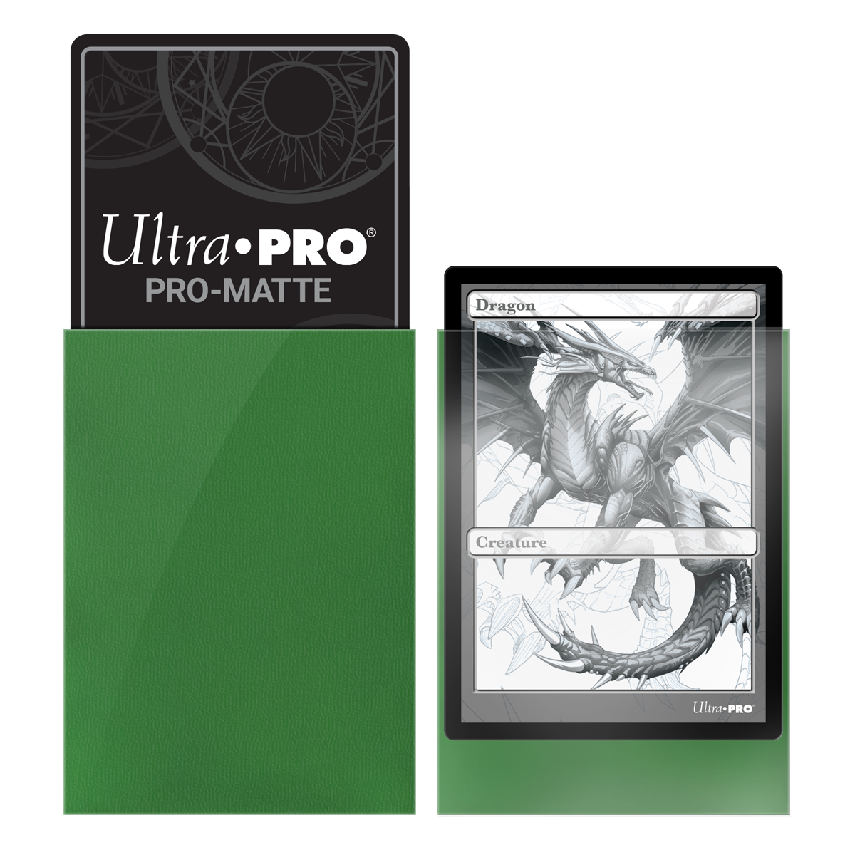 Ultra PRO: Standard 100ct Sleeves - PRO-Matte (Green)