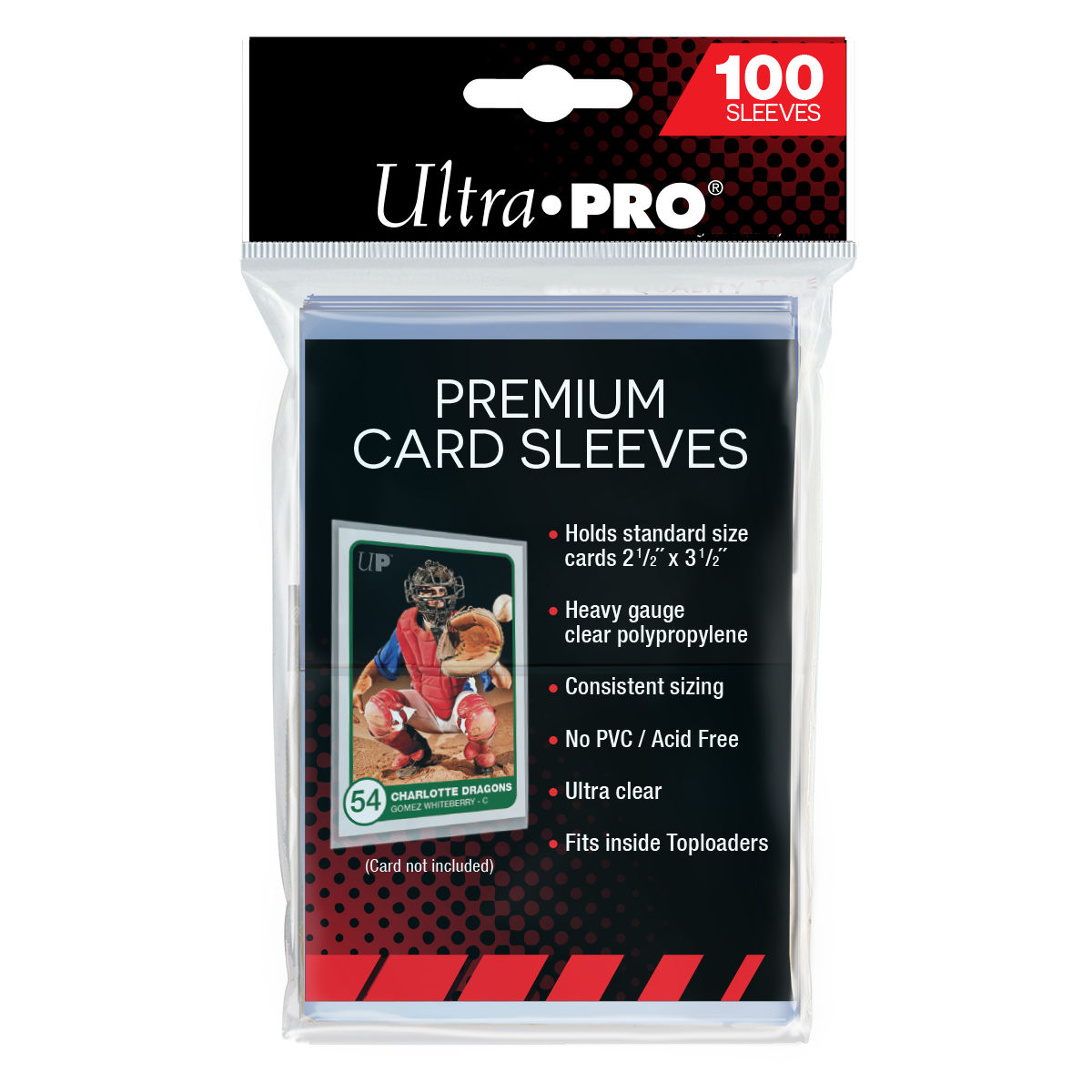 Ultra PRO: 100ct Premium Sleeves (2.5" x 3.5")