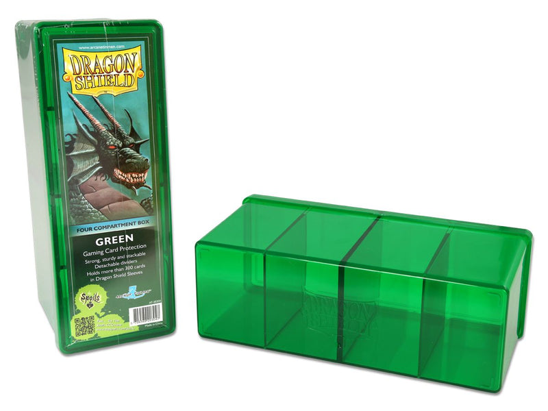 Dragon Shield: Four-Compartment Deck Box - Green