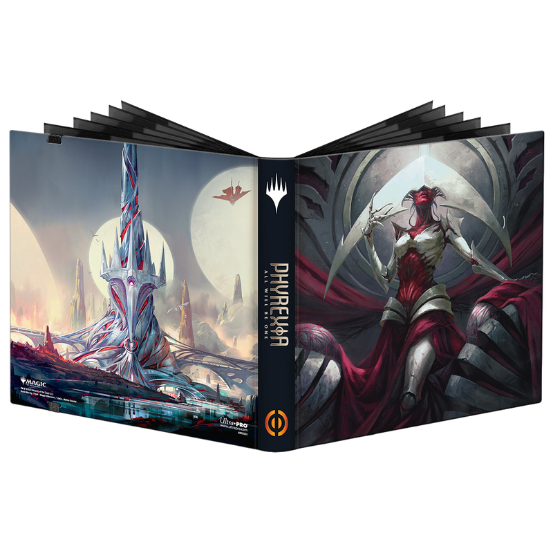 Ultra PRO: 12-Pocket PRO-Binder - Phyrexia All Will Be One (Elesh Norn & Planeswalker Symbol Tower)