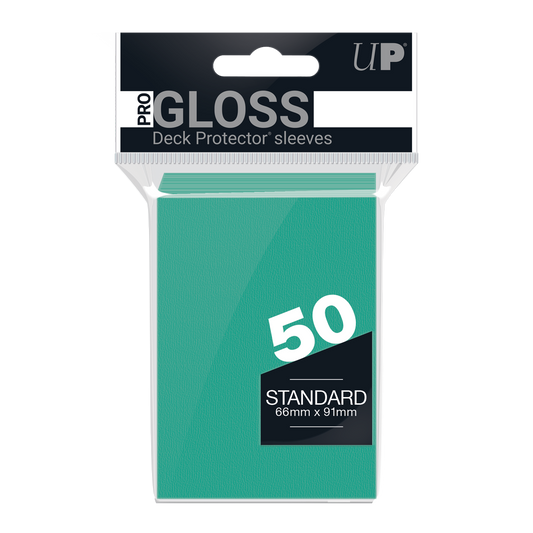Ultra PRO: Standard 50ct Sleeves - PRO-Gloss (Aqua)
