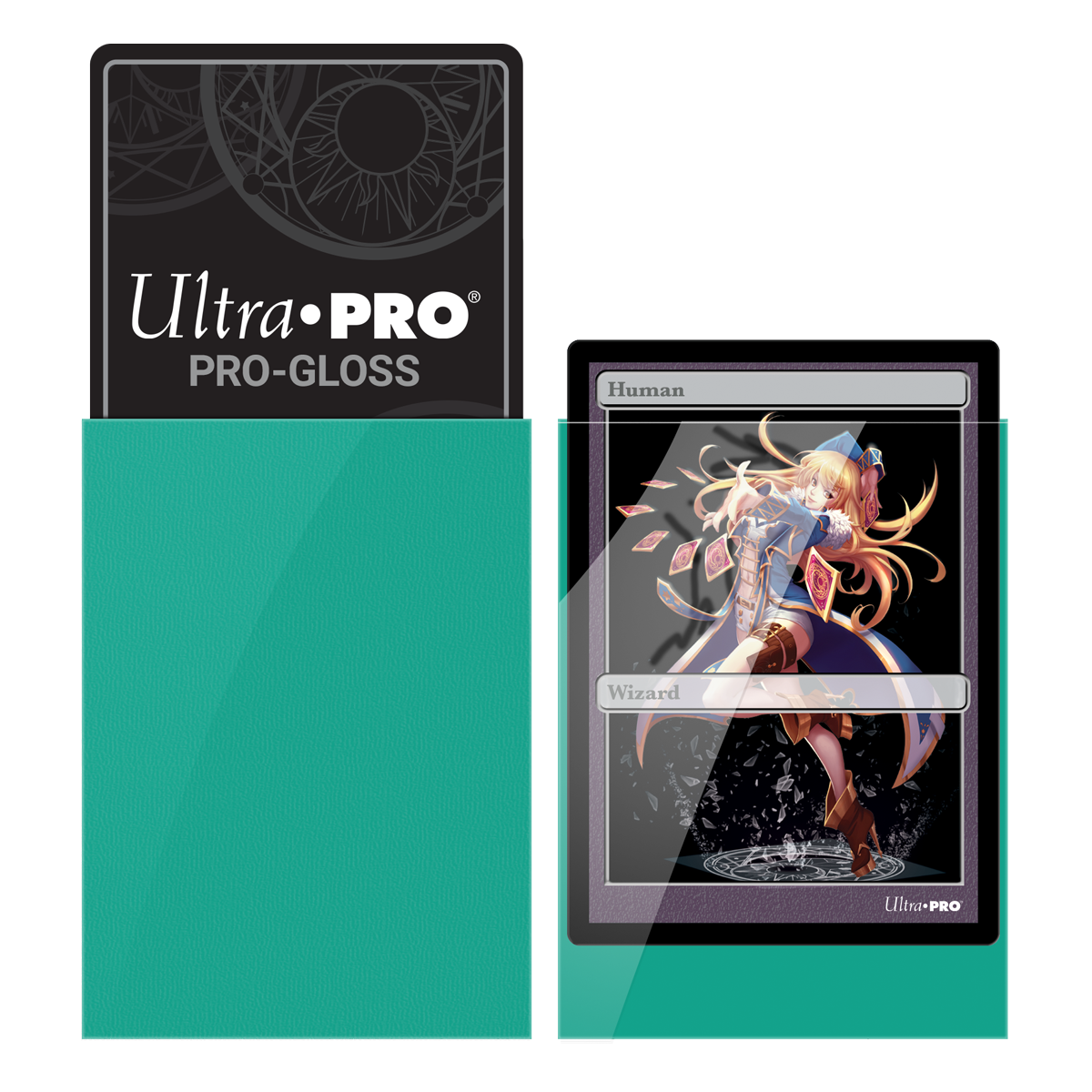 Ultra PRO: Small 60ct Sleeves - PRO-Gloss (Aqua)