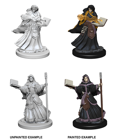 Dungeons & Dragons: Nolzur's Marvelous Unpainted Miniatures - W01 Human Female Wizard