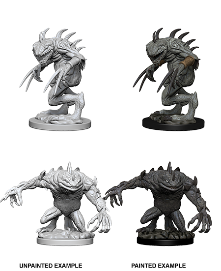 Wizkids Nolzur's Marvelous Miniatures: Gray Slaad & Death Slaad
