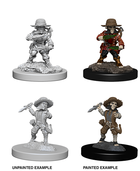 Pathfinder Deep Cuts Unpainted Miniatures: W06 Halfling Male Rogue