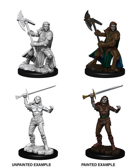 Wizkids Nolzur's Marvelous Miniatures: Half-Orc Fighter