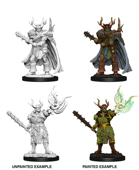 Wizkids Deep Cuts: Male Half-Orc Druid
