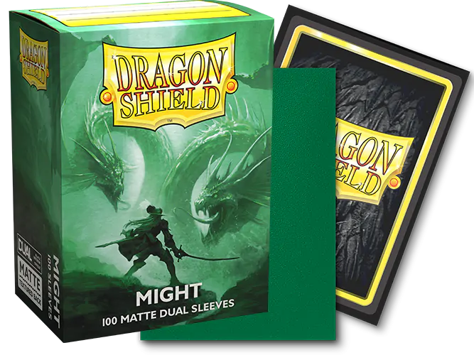 Dragon Shield: Standard 100ct Sleeves - Might (Dual Matte)