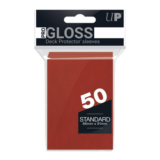 Ultra PRO: Standard 50ct Sleeves - PRO-Gloss (Red)