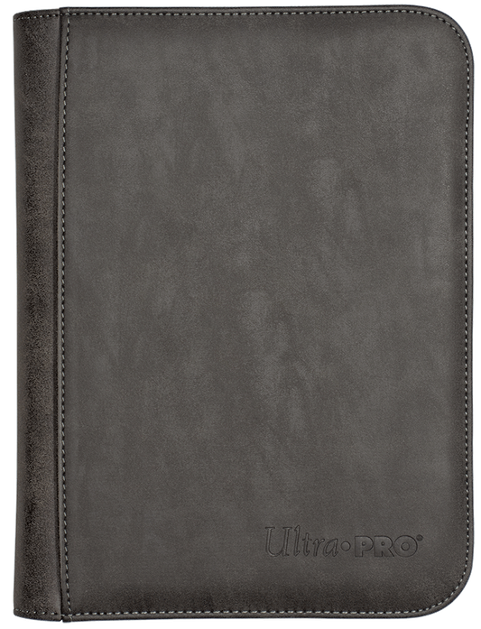 Ultra PRO: 4-Pocket Premium Zippered PRO-Binder - Suede Collection (Jet)