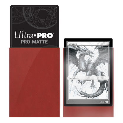 Ultra PRO: Standard 50ct Sleeves - PRO-Matte (Red)