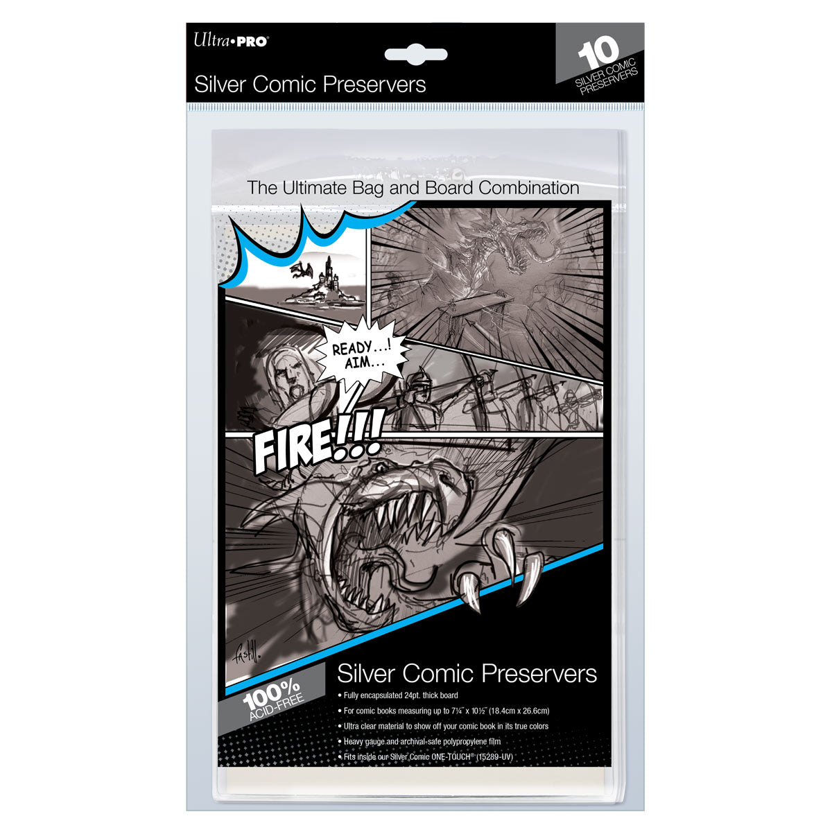 Ultra PRO: Comic Preservers - Silver Age Size (7-1/4" X 10-1/2" / 10-Pack)