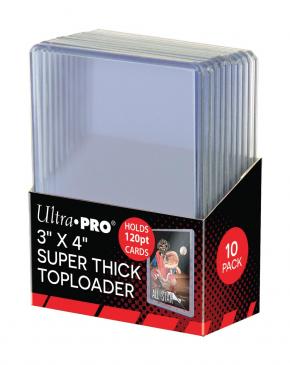 Ultra Pro 3" x 4" Super Thick Toploader (10)