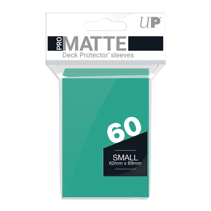 Ultra PRO: Small 60ct Sleeves - PRO-Matte (Aqua)