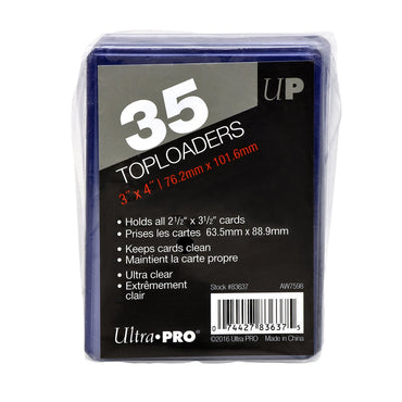 Ultra Pro 3" x 4" Regular Toploader (35)