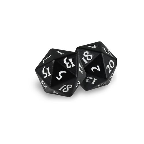 Ultra Pro Heavy Metal D20 Dice Set - Black