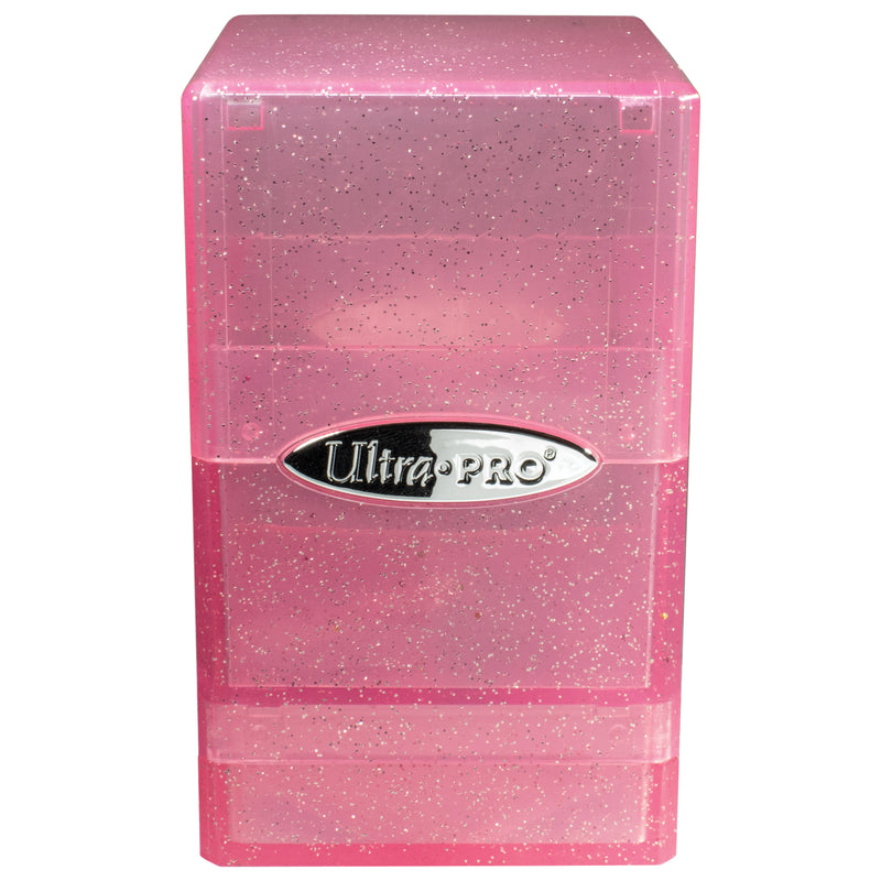 Ultra PRO: Satin Tower - Glitter Pink