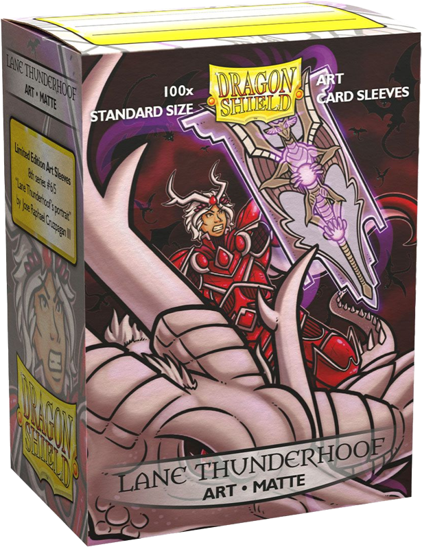 Dragon Shield Sleeves - Lane Thunderhoof Matte Art (100)