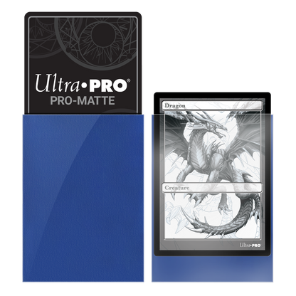 Ultra PRO: Standard 100ct Sleeves - PRO-Matte (Blue)