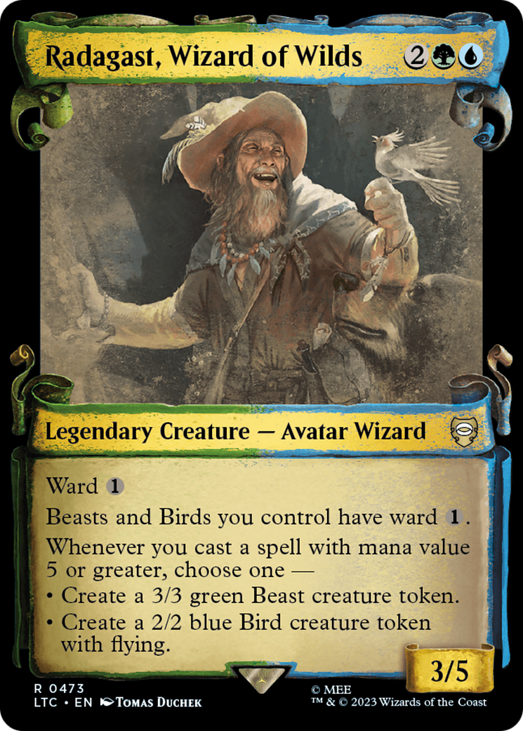 Radagast, Wizard of Wilds [The Lord of the Rings: Tales of Middle-Earth Commander Showcase Scrolls]